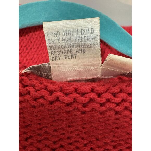 Vintage Preswick & Moore Sweater Womens Large Red Christmas Nutcracker Ugly 90s - Picture 6 of 6